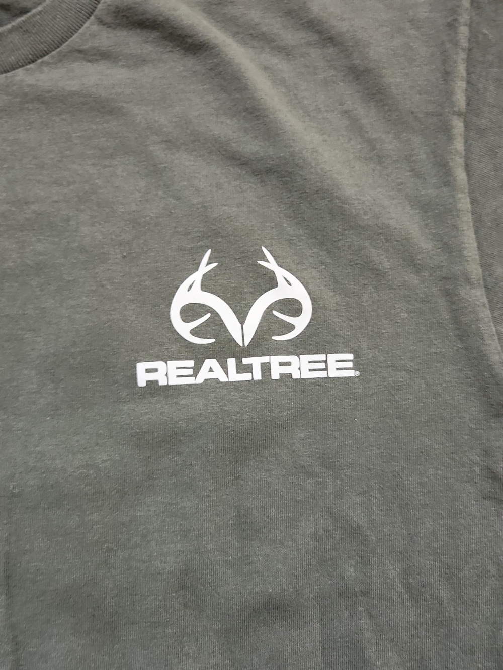 Realtree Olive Green Short Sleeve Logo Tee - Picture 3 of 5